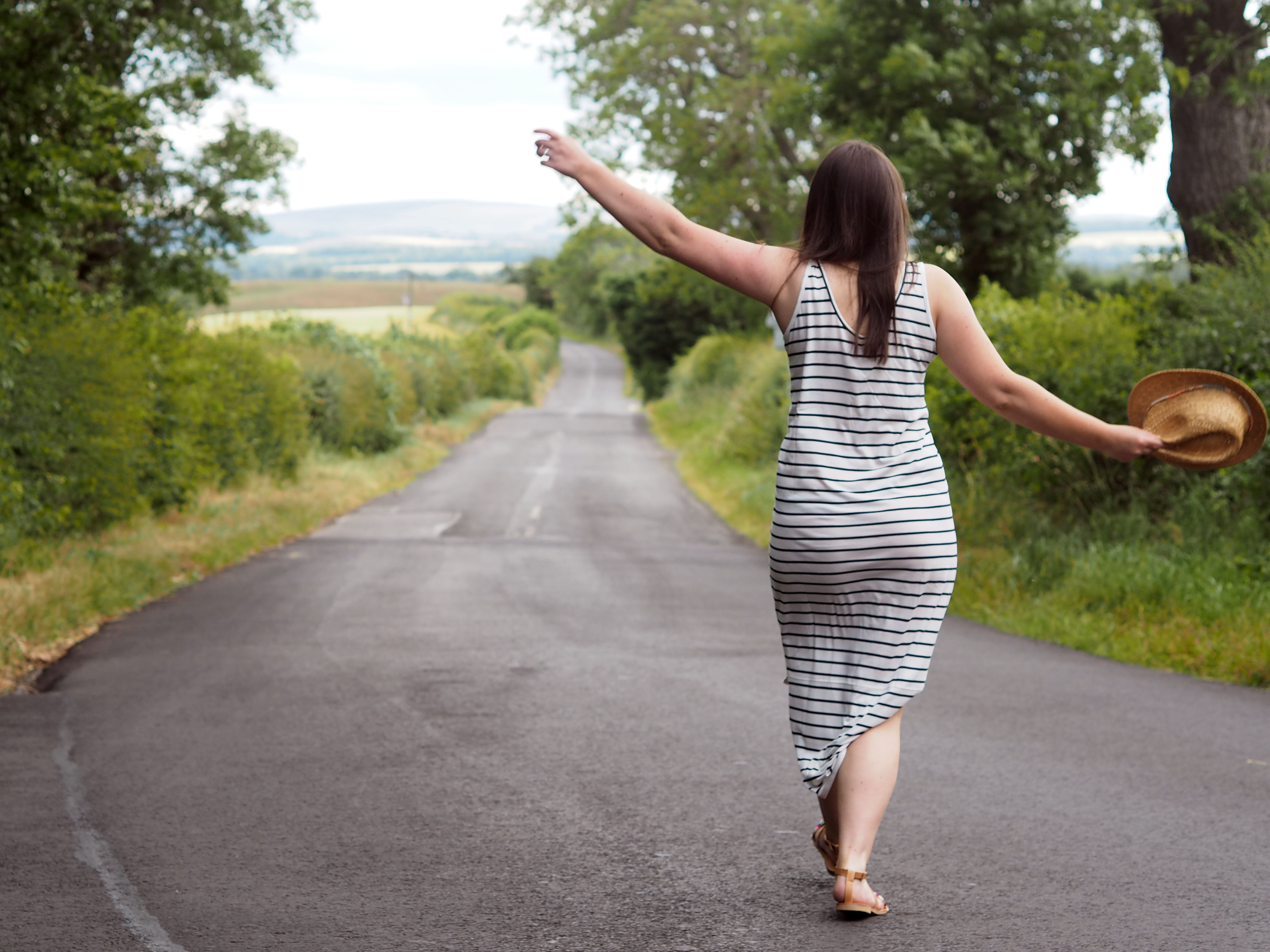 Ethical summer dress from Celtic & Co